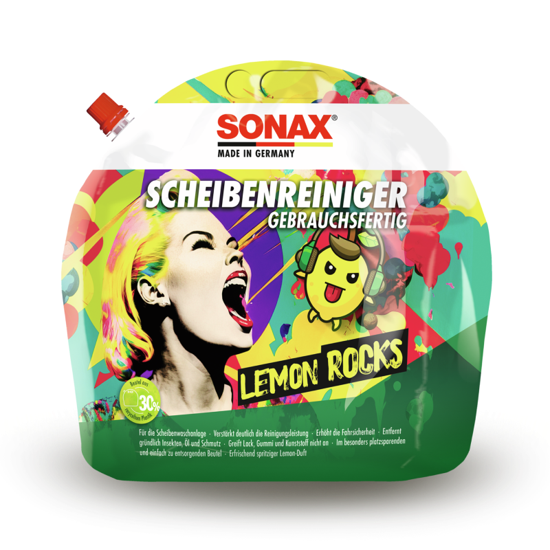 Jetzt im Angebot 3l Scheibenreiniger SONAX Lemon Rocks